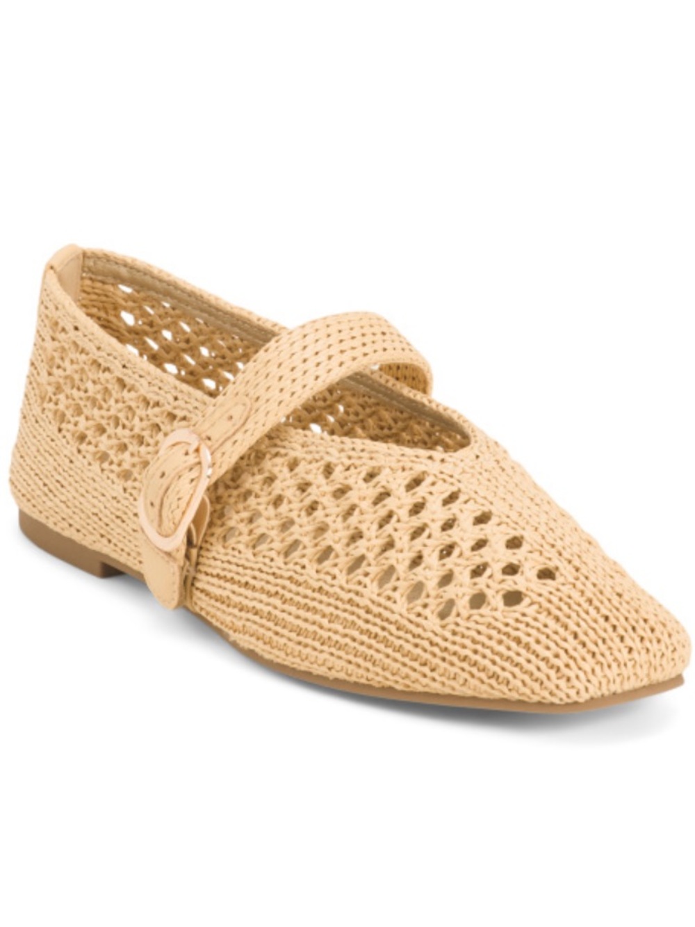 Cushionaire Woven Mary Jane Flats
